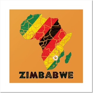 Zimbabwe Posters and Art